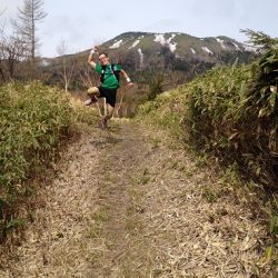 草津温泉　湯けむりトレラン①　