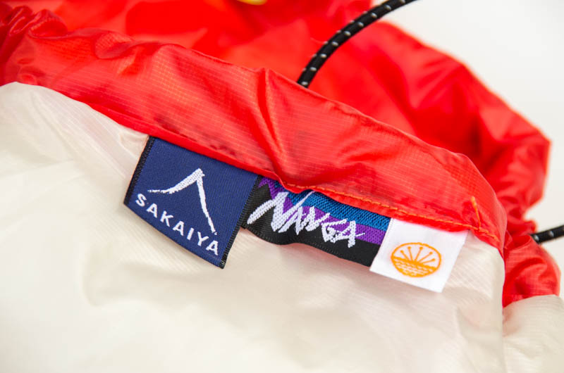 美品 ナンガ×さかいや NANGA x SAKAIYA エレファントフットスリーピングバッグ100 シュラフ 寝袋 登山 アウトドア