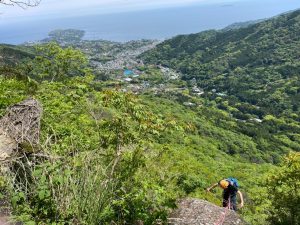 湯河原幕岩「悟空スラブ」