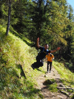 下山時は走って下山が可能！非常に軽やか！！